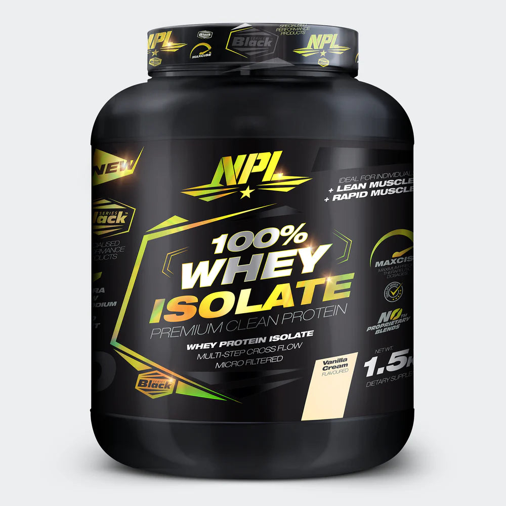 NPL - 100% Whey Protein Isolate - Vanilla Cream - 1.5kg
