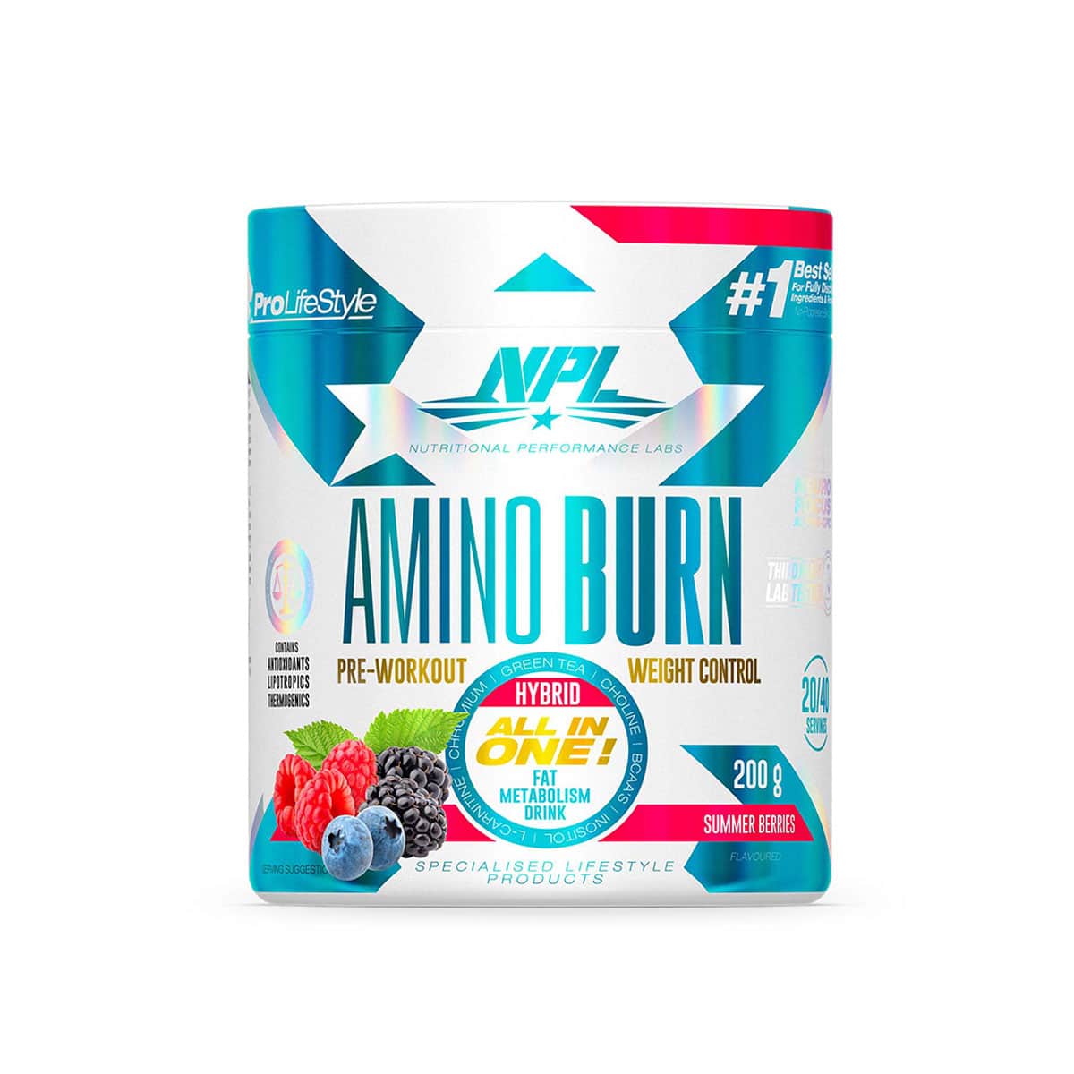 NPL Amino Burn Pre Summer Berries 200g