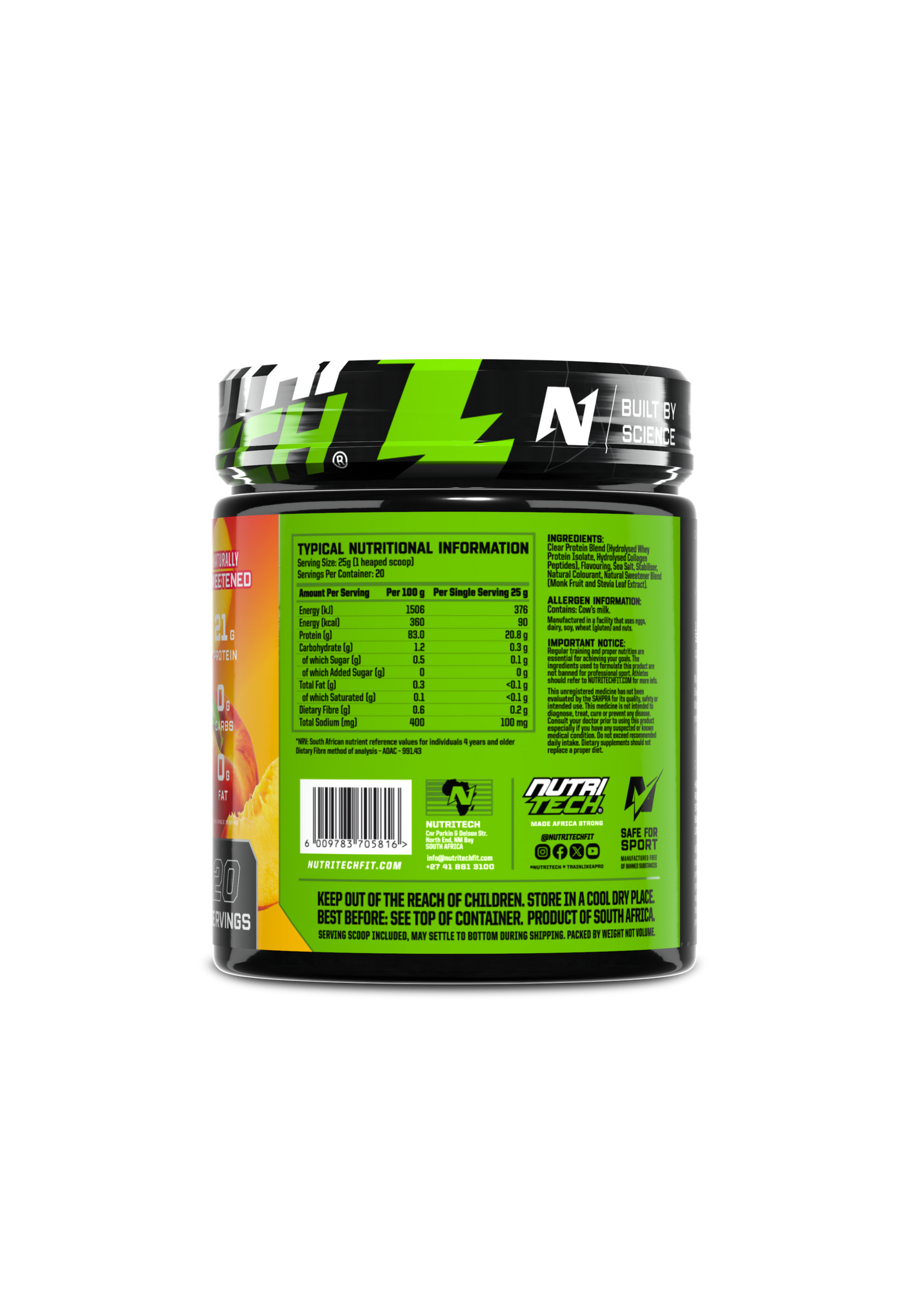 NUTRITECH CLEAR WHEY Peach Ice-tea 500g