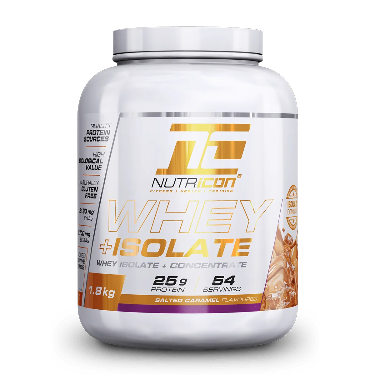 Nutricon - Whey + Isolate - Salted Caramel - 1.8kg