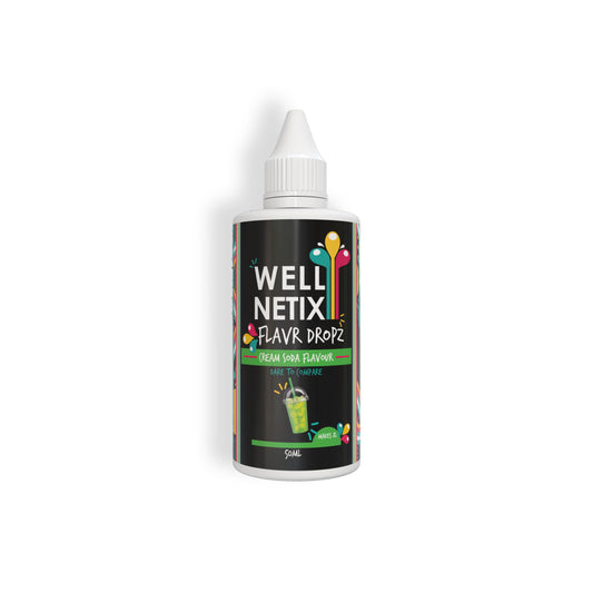 Well Netix - water drops - Cream Soda - 50ml
