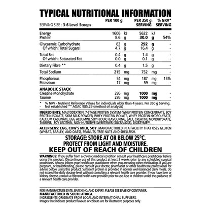 Hyper Gain mass - 4 kg