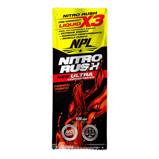 NPL Nitro Rush Sachet Pre Cosmic Punch 15ml