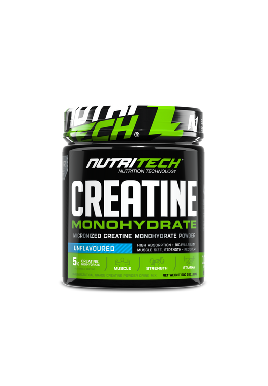 NUTRITECH CREATINE MONOHYDRATE 500g (100 Servings.)
