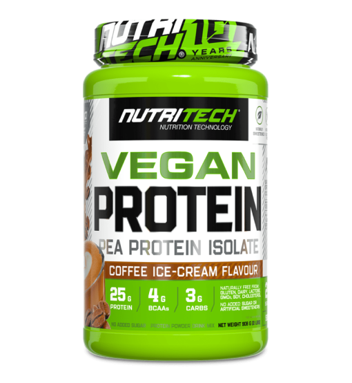 NUTRITECH VEGAN PROTEIN 908g Coffee ICE-Cream (28 servings.)