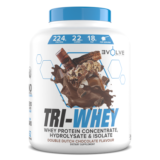 Evolve - Tri Whey - Double Dutch Chocolate - 2kg (62 servings.)