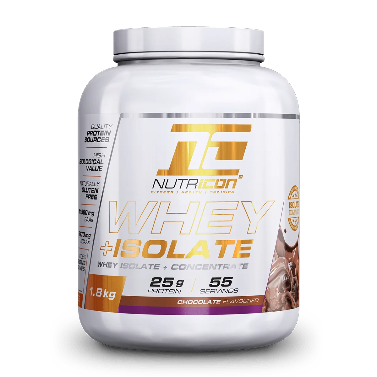Nutricon - Whey + Isolate - Chocolate - 1.8kg